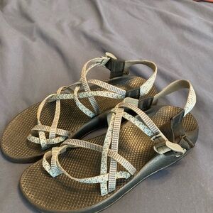 Chaco Women's Sandals Dual Adjustable Straps - Black and Blue